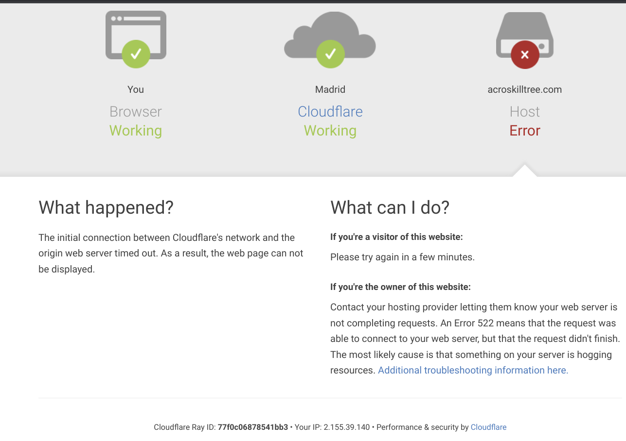 Here's How To Fix Cloudflare Error 522: Connection Timed Out